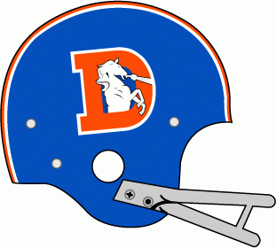 Denver Broncos 1968-1974 Helmet Logo t shirts DIY iron ons
